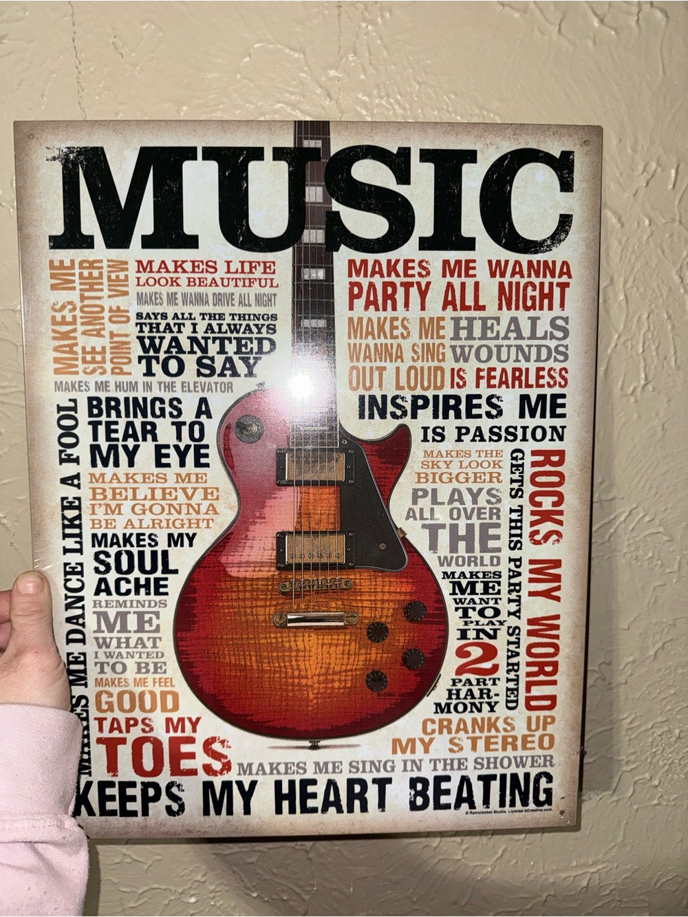 Hobby Lobby Music-Guitar Wall Art